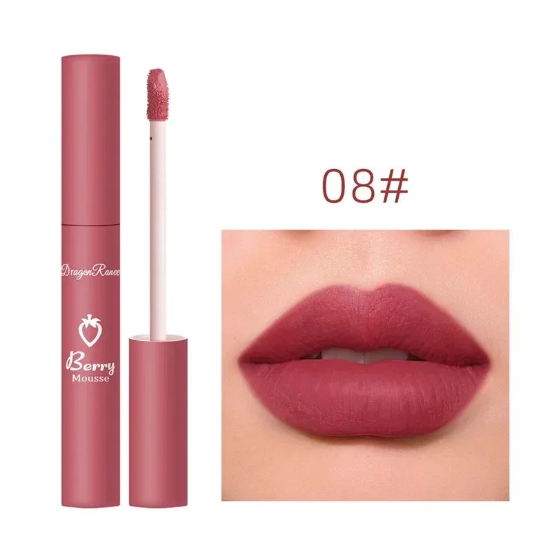 12 Colors Liquid Lipstick Nude Matte Sexy Waterproof Long Lasting Lip Gloss Moisturizing Velvet Non-stick Cup Lip Glaze Makeup — image 13