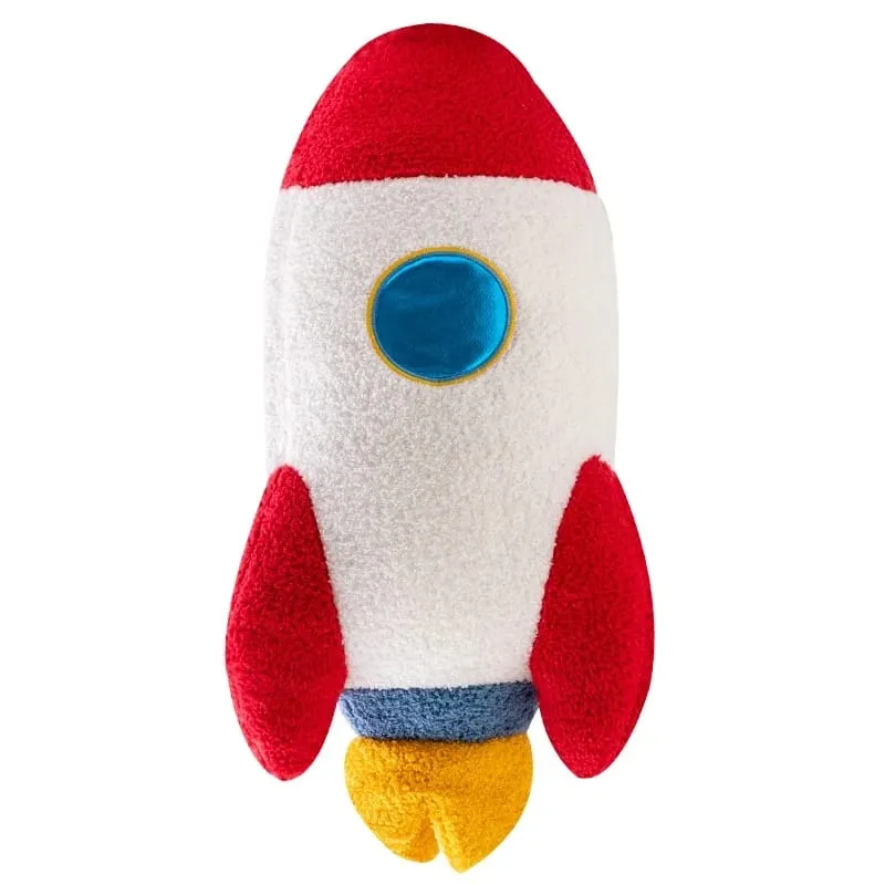 Hot 58cm Plush Rocket Astronaut Toy Stuffed Spaceship Throw Pillow Home Decor Birthday Gift Space Discovery Educational For Kids — image 12