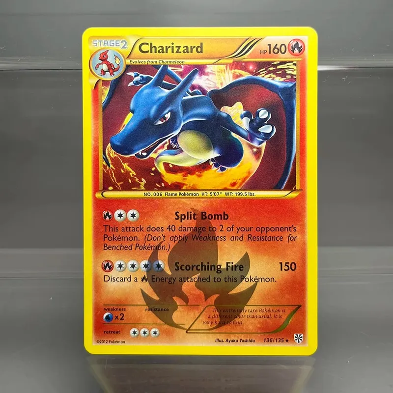 Charizard PTCG Single Collection Card 1st Edition 1996 Vmax Ex Rare Rainbow Card PKM Proxy Cards Toys Gifts — image 31