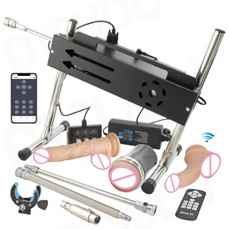 200W Turbo Gear Powerful F21S Sex Machine APP/Wired/Wireless Control Love Machine with Big Dildo Adult Toy 3-15cm Strok