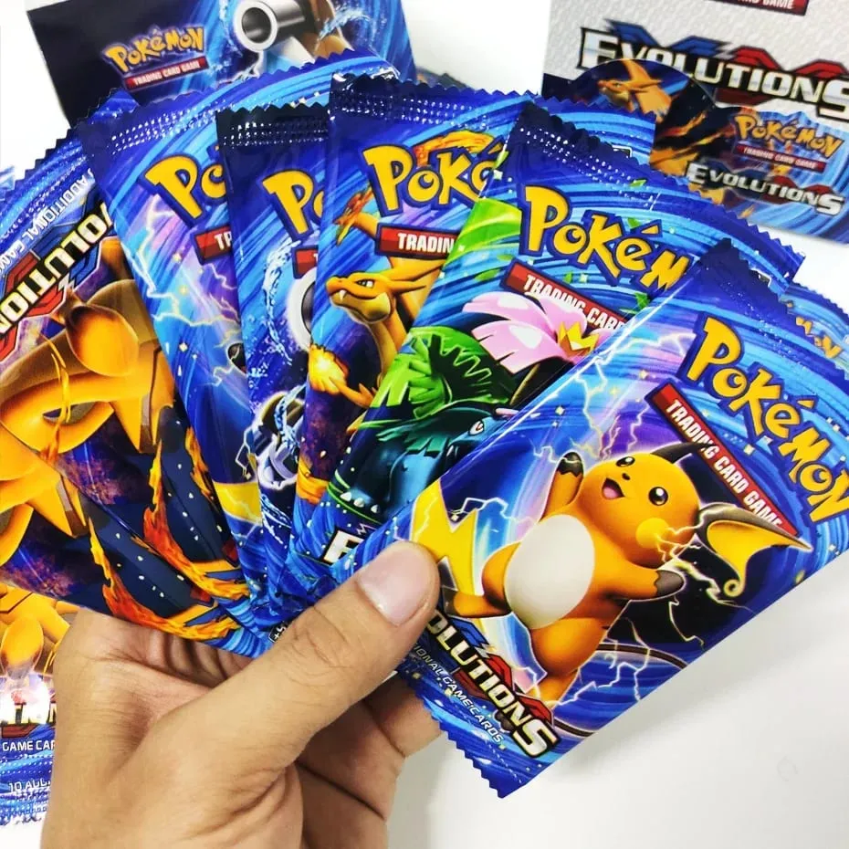 ★Newest 324Pcs Pokemon Cards Sun & Moon XY Evolutions Pokemon Booster Box Collectible Tradiner Card Game toy for children! — image 3