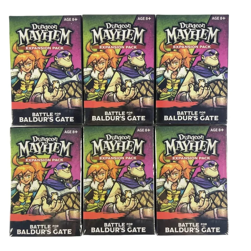 1pc Dungeon Mayhem EXPANSION PACK Family Fun Board Game Playing Cards Family Party Board Deck For — image 1