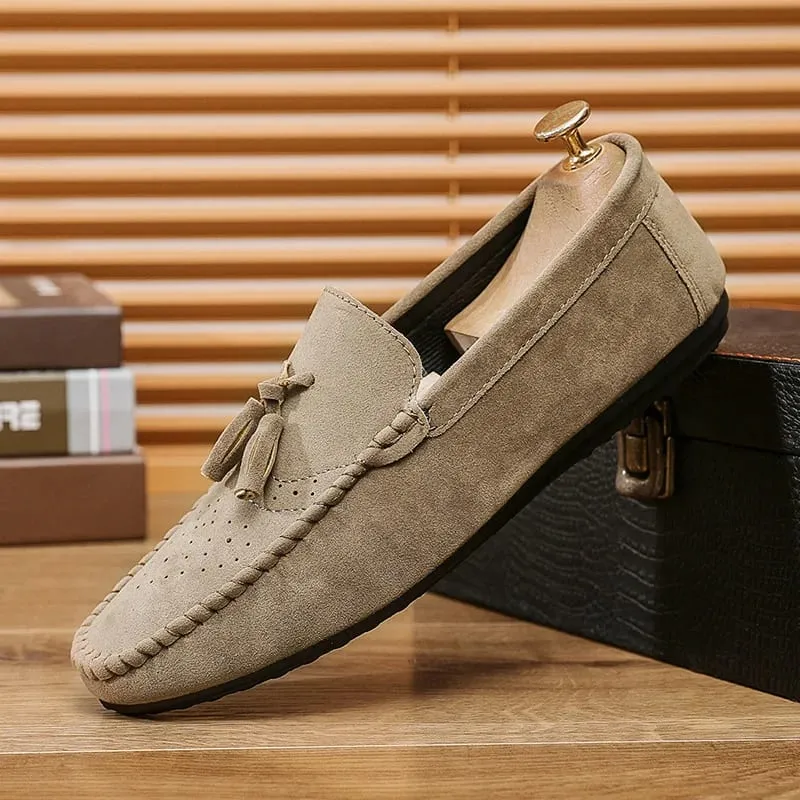 Men's Casual leather Shoes Soft soled driving lazy Loafers Versatile trendy flats Fashion lightweight Male shoes Zapatos ladies — image 8