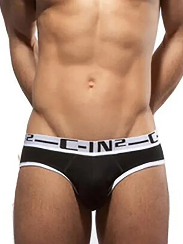 New Arrival Men's Underwear Vintage Breathable Cotton Underpants Beach Style Boxer Low Waist T-back Fashion Briefs For Male — image 8