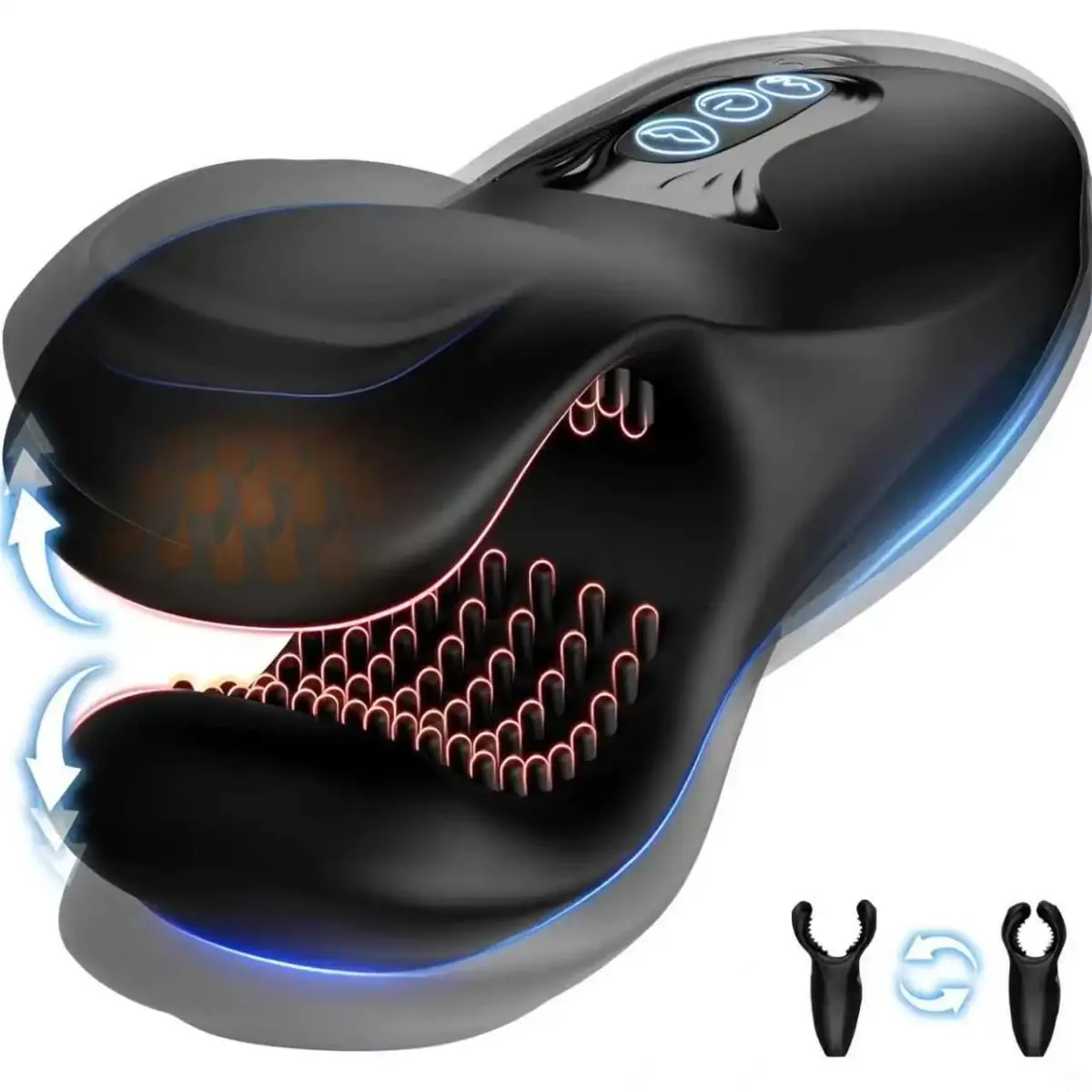 Male Sex Toys for Men Glans Exerciser Lasting Delay Endurance Vibrating Trainer Male Masturbator Vibrator Penis Massager Sex Toy — image 1