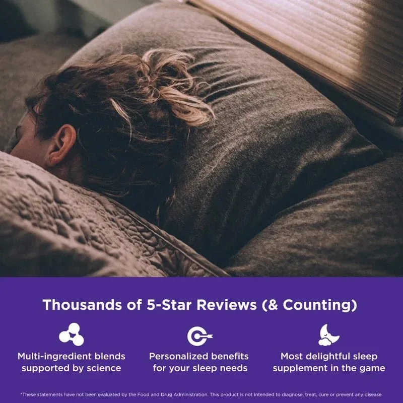 Sleep Gummies - Aid Sleep Relieve Stress Promote Rapid Sleep and Enhance Sleep Quality - with Melatonin L-Theanine