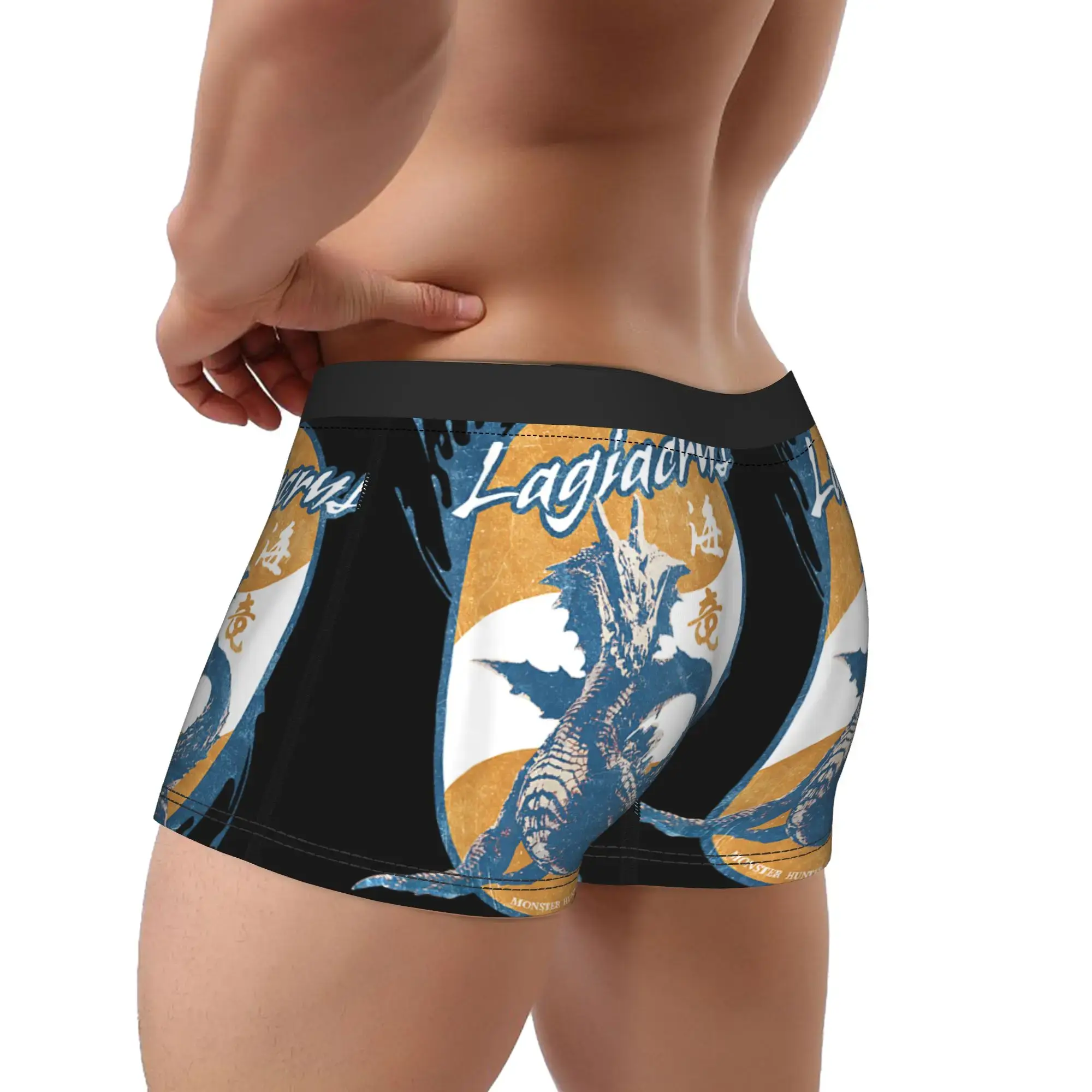 Wilds Lagiacrus BP Monster Hunter Quần Lót Breathbale Quần Lót Quần Lót Nam Thông Gió Quần Short Quần Sịp Boxer — image 3