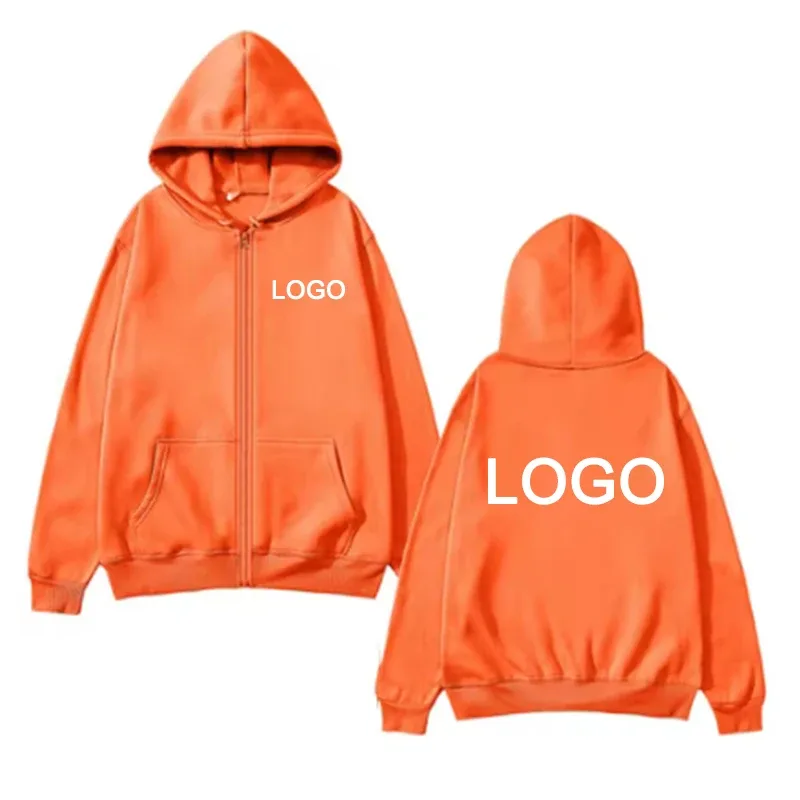 Skræddersyet trykt lynlås hættetrøjer Mænd Mode Langærmet Lynlås Sweatshirts Kvinder Casual Personlighed Hættetrøje Sudadera — image 15