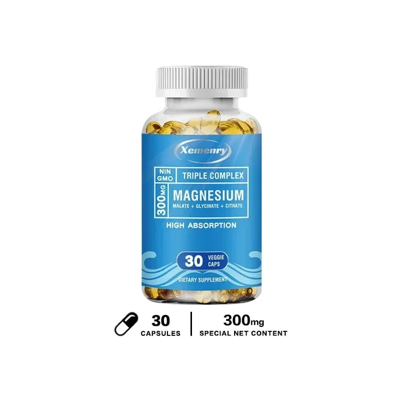 Suplemen Triple Magnesium Complex - Mengandungi Magnesium Glycine Malic Acid dan Sitrat Untuk Merehatkan Otot dan Meningkatkan SleepSupp — image 8