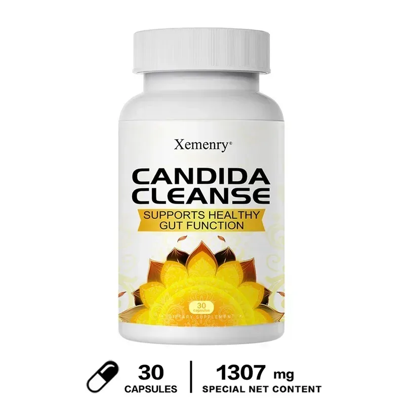 Candida Cleanse - Promotes Intestinal Health Detoxification Intestinal Cleansing Promote Digestion & Metabolism Immunity