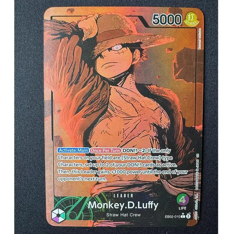 ONE PIECE Roronoa Zoro Monkey D. Luffy DIY Homemade Collection Card English Japanese Version Toys Christmas Birthday Gift — image 38