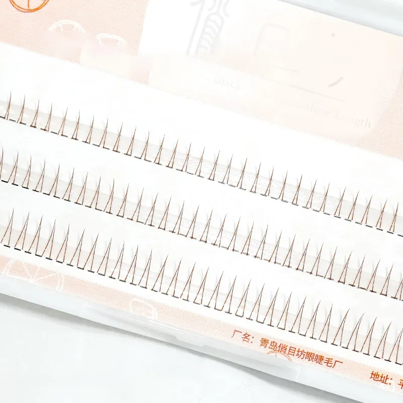 J Curl V Shape Under Eyelash Comic Eye Lashes Natural Bottom Lashes Soft Manga Eyelashes Bunches Eyelash Clusters Korean Makeup — image 4