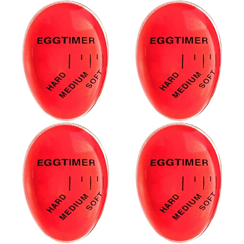 Egg Timer Color Changing Indicator Soft Medium and Hard Boiled Eggs Heat Sensitive Safe Durable Kitchen Aid Gift Home Use