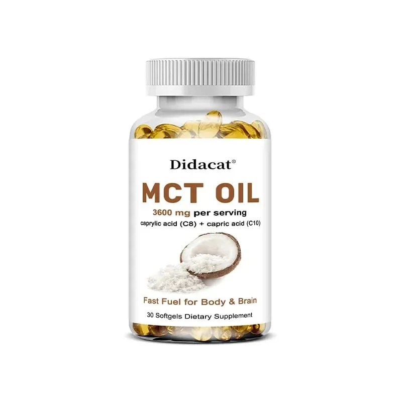 Pure MCT Oil Capsules 3000mg Keto Supplement From Coconut C10 & C8 Brain Fuel Non-GMO and Gluten Free Dietary Supplement — image 8