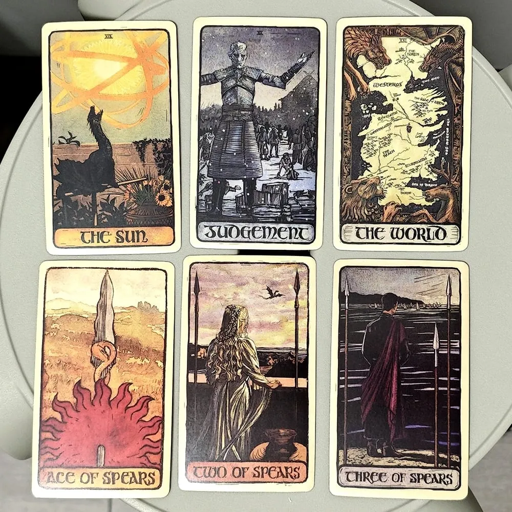 GOT Tarot Deck 10.3*6cm 78 Gorgeously Illustrated Cards — image 3