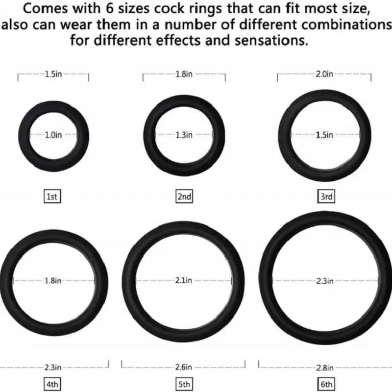 Silicone Cock Ring Penis Enhance Erection Delay Ejaculation Cockring Sex Toys For Men Foreskin Lock Semen Ring Sex Shop — image 5
