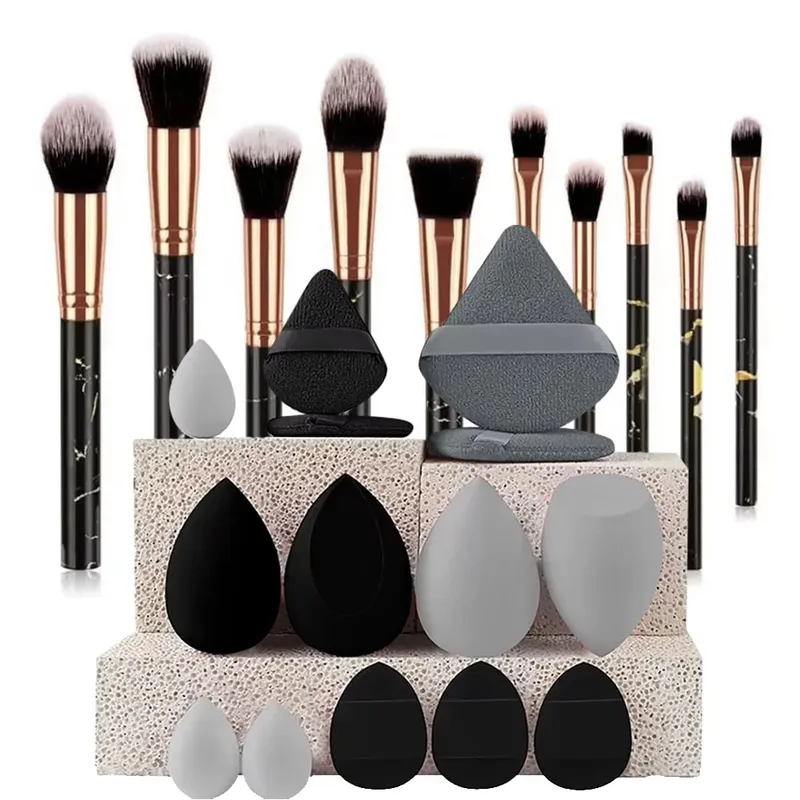 10pcs Mini Makeup Brush Set Powder Eyeshadow Foundation Blush Blender Concealer Beauty Makeup Tools Brush Professional Supplies — image 26