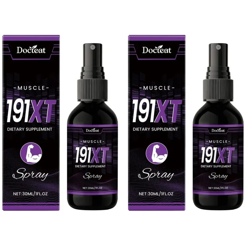 191XT Spray muscular con vitamina B3 L-Arginina y extracto de Tribulus Terrestris para resistencia y soporte muscular 30 ML — image 8