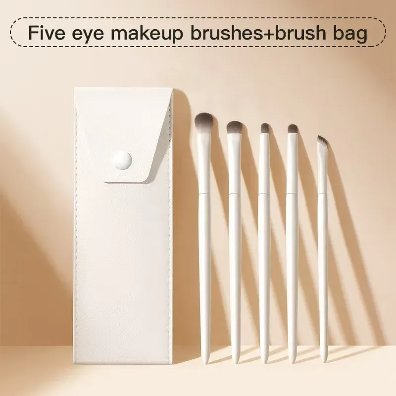 Eye Makeup Brush Set for Beginners Professional Makeup Brush Under-Eye Detail Cosmetic Brushes Kit Eyebrow Crease Shader