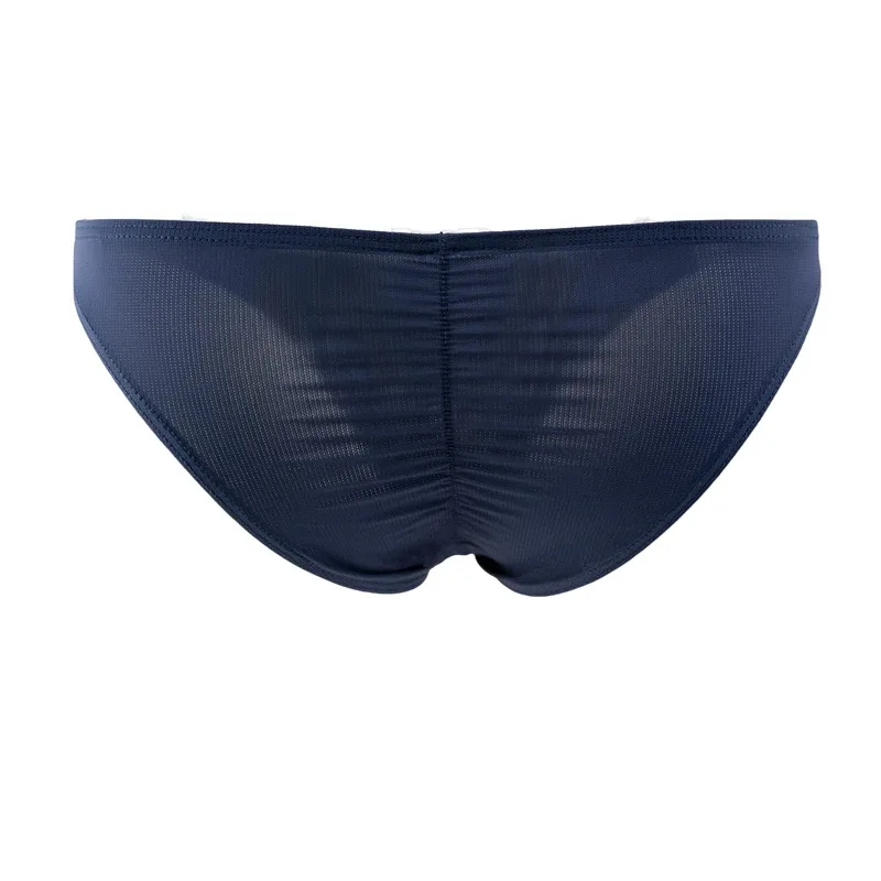 Hommes Bikini slips sous-vêtements Sexy homme U poche hanche ascenseur caleçon maille respirant mâle Mini culotte Ropa intérieur Hombre Slips