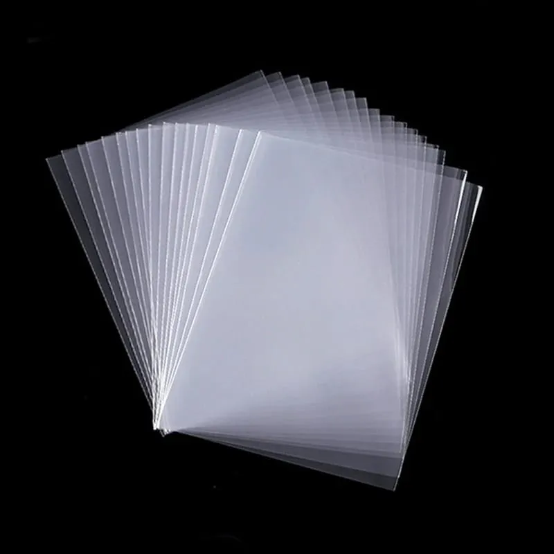 100-500Pcs Card Sleeves Transparent Cover Clear Protector Cards Holder For Board Playing Game ID Trading Folder Photo Pouch