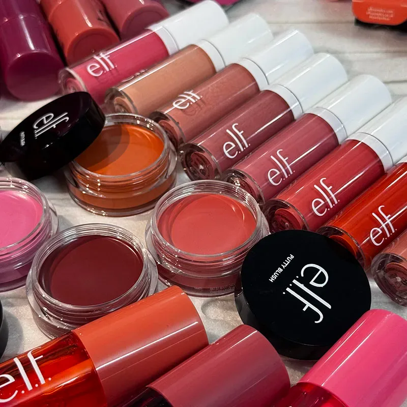 Best Seller Elf dual-use Liquid Blush Lip Gloss Persistent Moisturize Create Naturally Brighten Powder Liquid Blusher Cosmetics — image 4