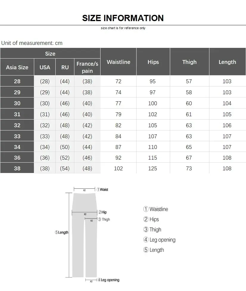 Men's White Casual Jeans New Denim Pants Comfortable Fashion Stretch Slim Fit Straight Trousers Male Clothing Streetwear — image 7
