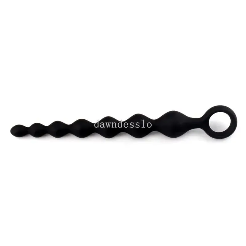 20CM Silicone Anal Beads Prostate Stimulator Ball Butt Plug Anal Plug 18+ Adult Women Men Couple Flirt Gay Erotic SM Sex Toys — image 3