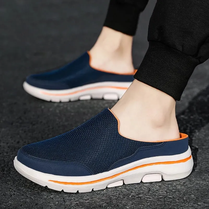 2024 Men Slippers Summer Breathable Home Indoor Slippers Men Thick Bottom Slides Fashion Couple Walking Shoes Chanclas Hombre — image 2