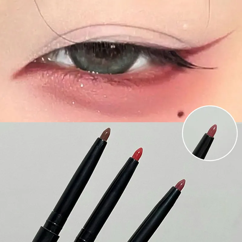 Wine Red Brown Eyeliner Gel Pencil Waterproof Long-lasting Ultra-Fine Matte Brown Eye Liner Pen Easy Wear Eyes Makeup Cosmetics — image 5