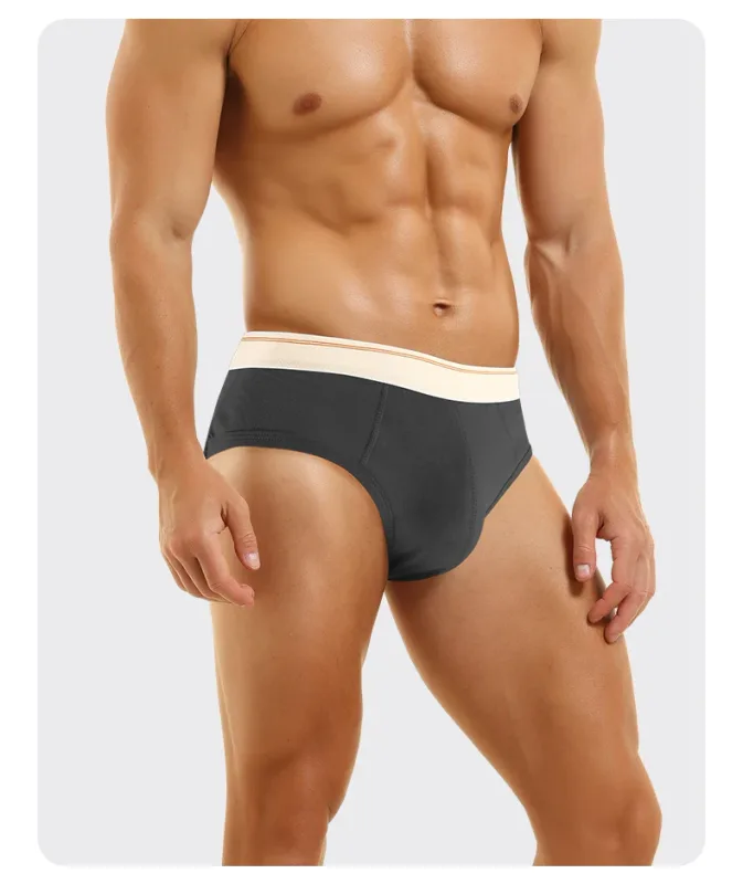 Atmungsaktive und bequeme dreieckige Unterhose für Herren aus reiner Baumwolle, mittelhohe Taille, hautfreundlich und weich, Unterhose für Teenager 3256810188437944 — image 25
