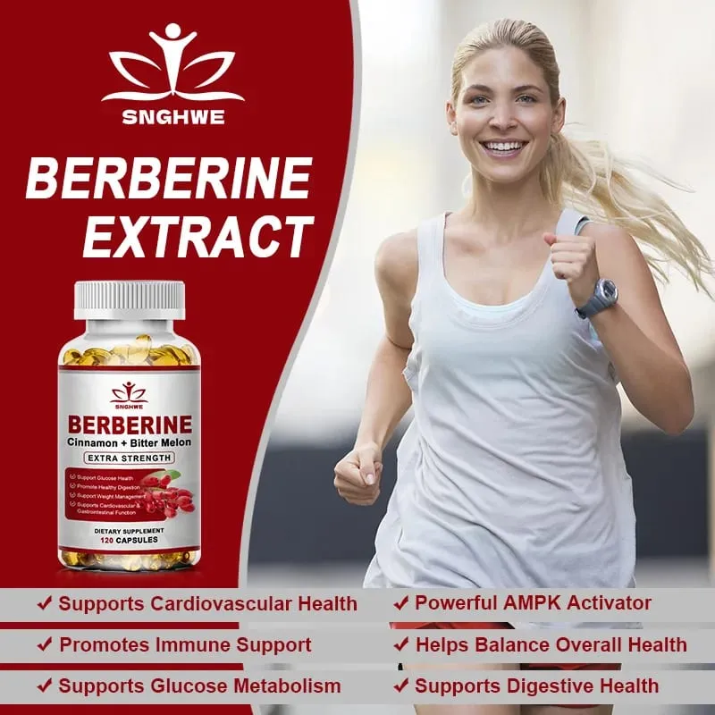 Berberine Supplement High Potency with Ceylon Cinnamon - Immune System Cardiovascular & Gastrointestinal Function - Berberine H — image 6