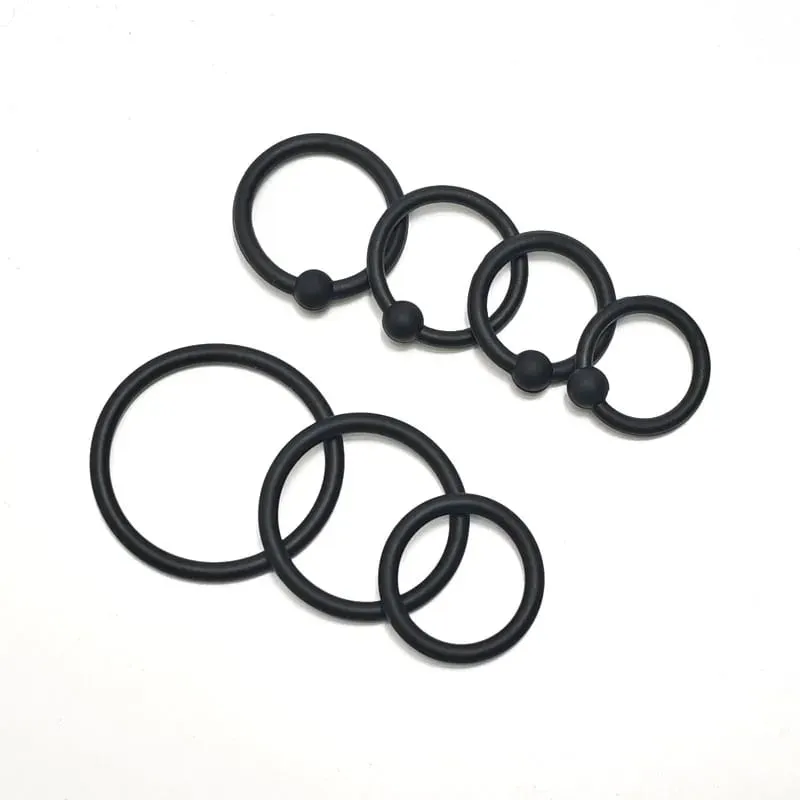 3-8 PCS Men's Silicone Cock Ring Erection Ring for Ejaculation Delay Sex Toys for Men Couples Clitoris Stimulator Penis Ring — image 6