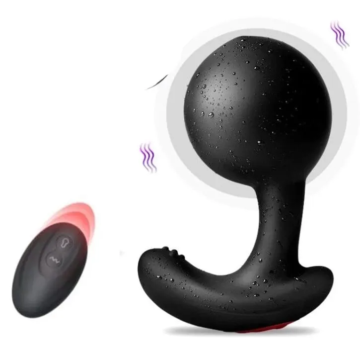 Wireless Remote Control Male Prostate Massager Inflatable Anal Plug Vibrating Butt Plug Anal Expansion Vibrator Sex Toys For Men