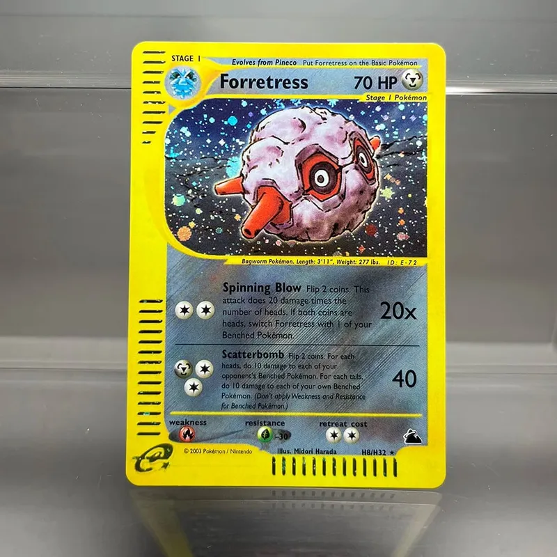 Kad PKM Charizard Steelix Celebi Kad Kerajang Tunggal Magneton Gengar Kad Koleksi Permainan Klasik Kad Proksi PTCG — image 4