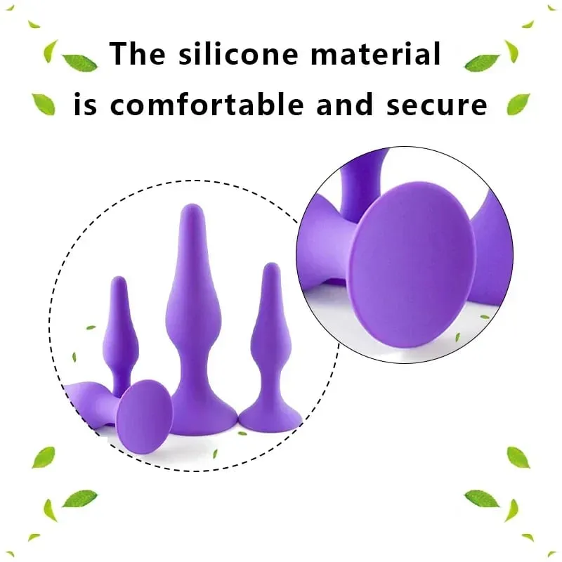 S/L/XL Silicone Anal Plug Butt Plug Anus Stimulation Prostate Massage Sex Toys for Women Men Gay Anal Dilator Sex Shop Bdsm — image 2