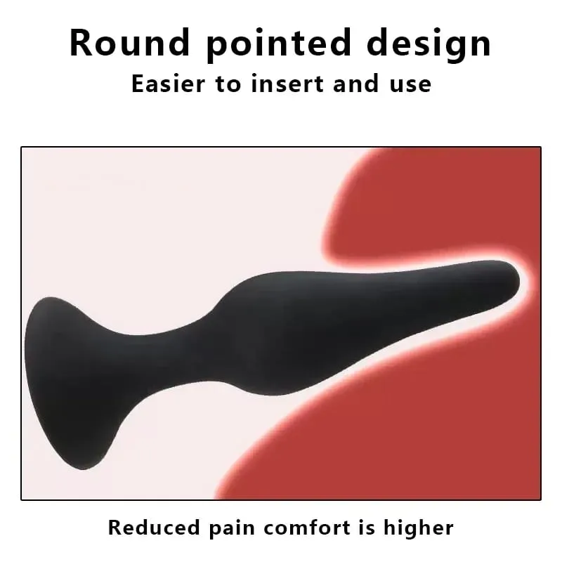 S/L/XL Silicone Anal Plug Butt Plug Anus Stimulation Prostate Massage Sex Toys for Women Men Gay Anal Dilator Sex Shop Bdsm — image 4