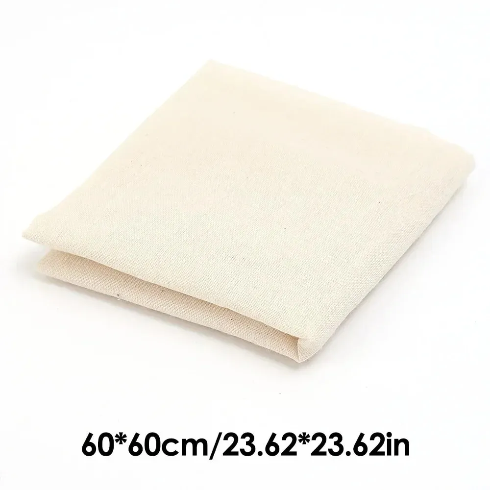 5/1PC Filter Cloth Reusable Cotton Fiber Mesh Strainer Cheese Beer Tofu Homebrew Filter Cloth Kitchen Food Ferment Strainer Tool