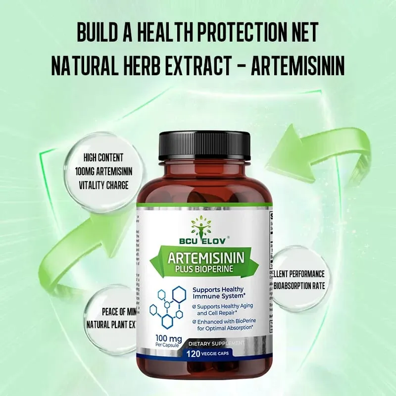 High Absorption Artemisinin 100 Mg Maximizes Nutrient Absorption Supports Cellular Repair and Immune Enhancement 120 Capsules — image 3