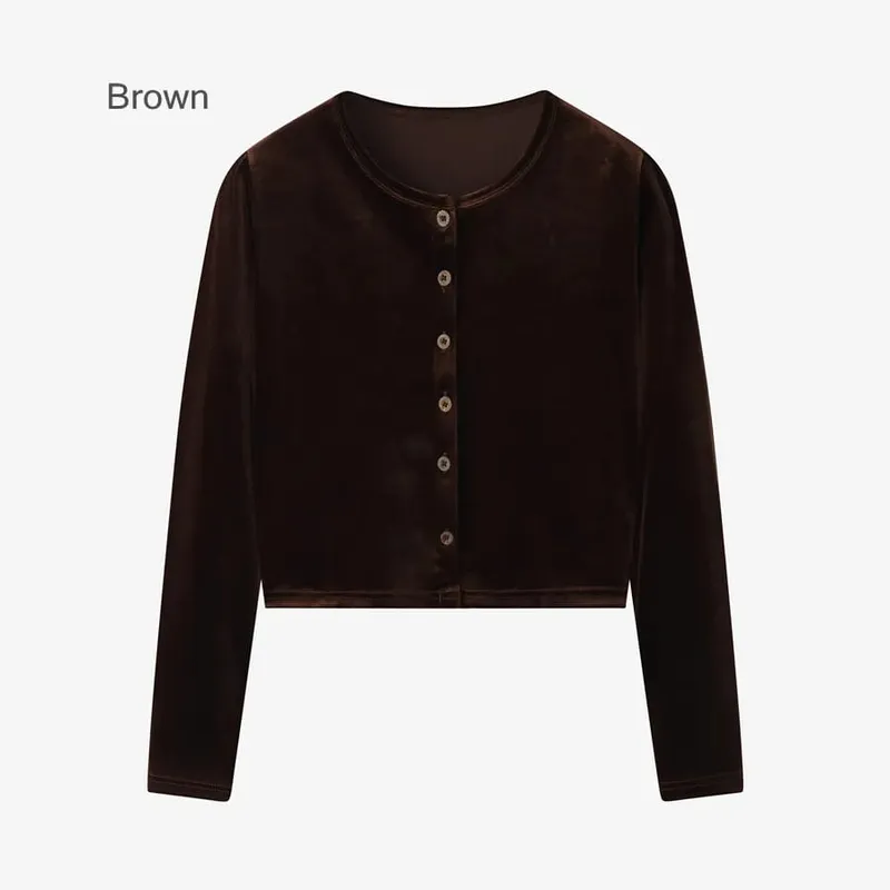 AS 2024 Fall- winter velvet woman clothes adjustable strap dress + basic tops + cardigan + sleeveless dress (ship out in 1 day) — image 12