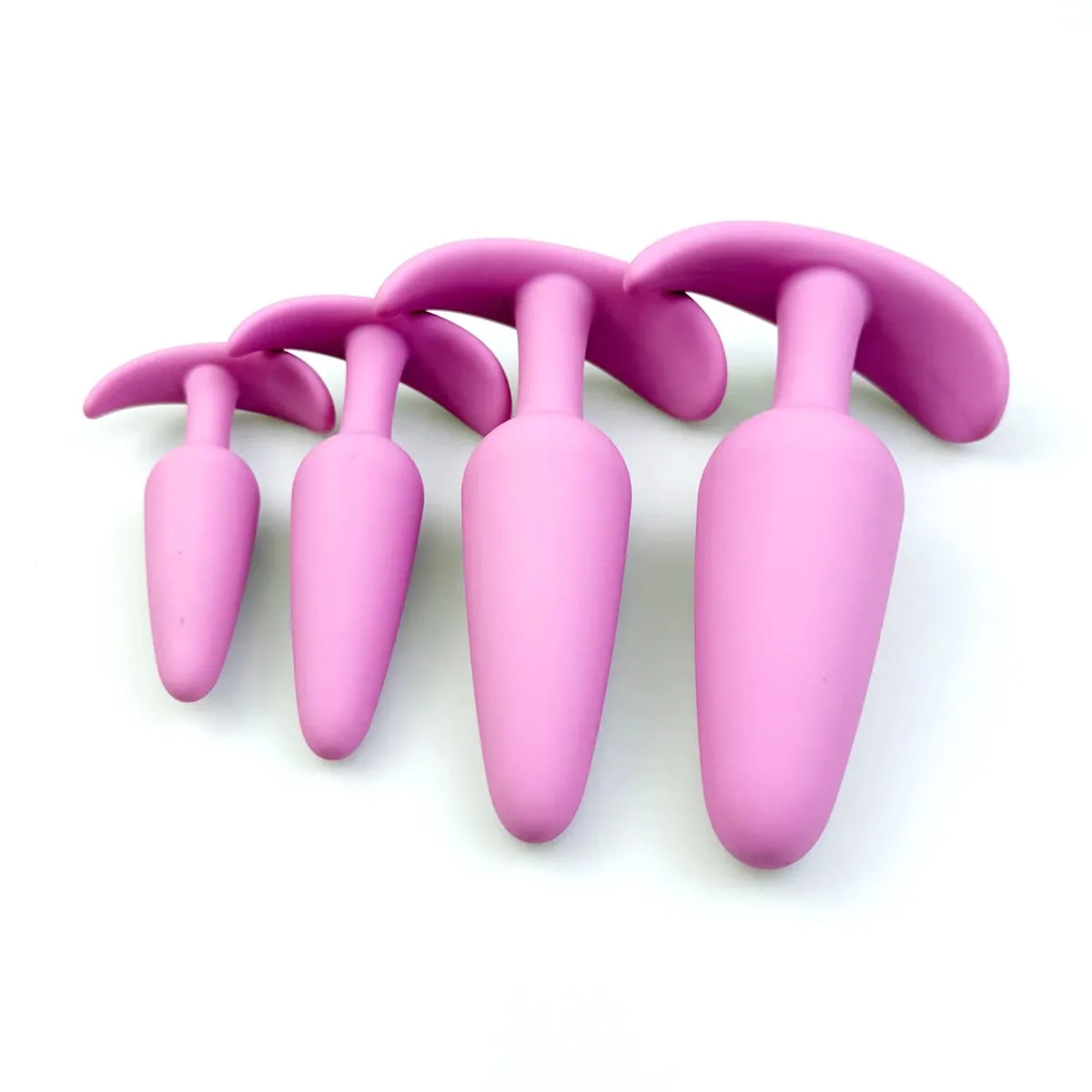 Quatre tailles différentes de bouchons en silicone, massage de la Prostate, dilatateurs anaux, masturbation pour adultes, santé sexuelle, jouet sexuel pour couples adultes — image 5