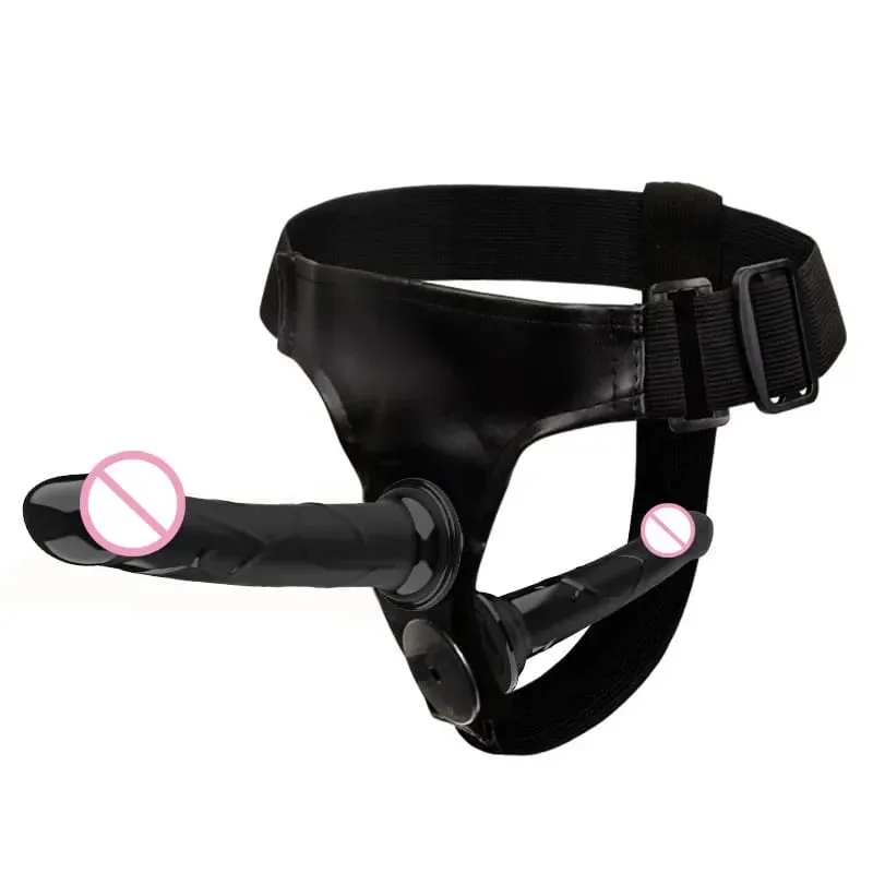 Couples Harness Strap-on with 2 Vibrations Realistic Dildos for Anal G-spot Stimulation Prostate Massager Adult Sex Toy for Wom — image 13