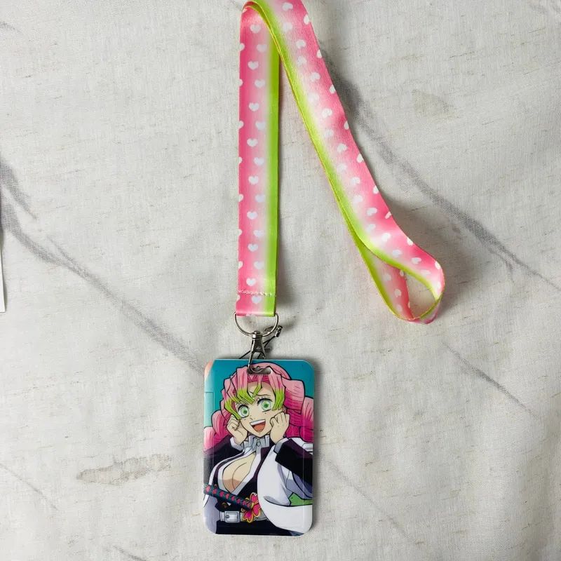 Anime Lanyard Credential Holder Keychains Neck Lanyard For Pass Card Credit Card Holder Straps Mobile Phone Charm Accessories — image 20