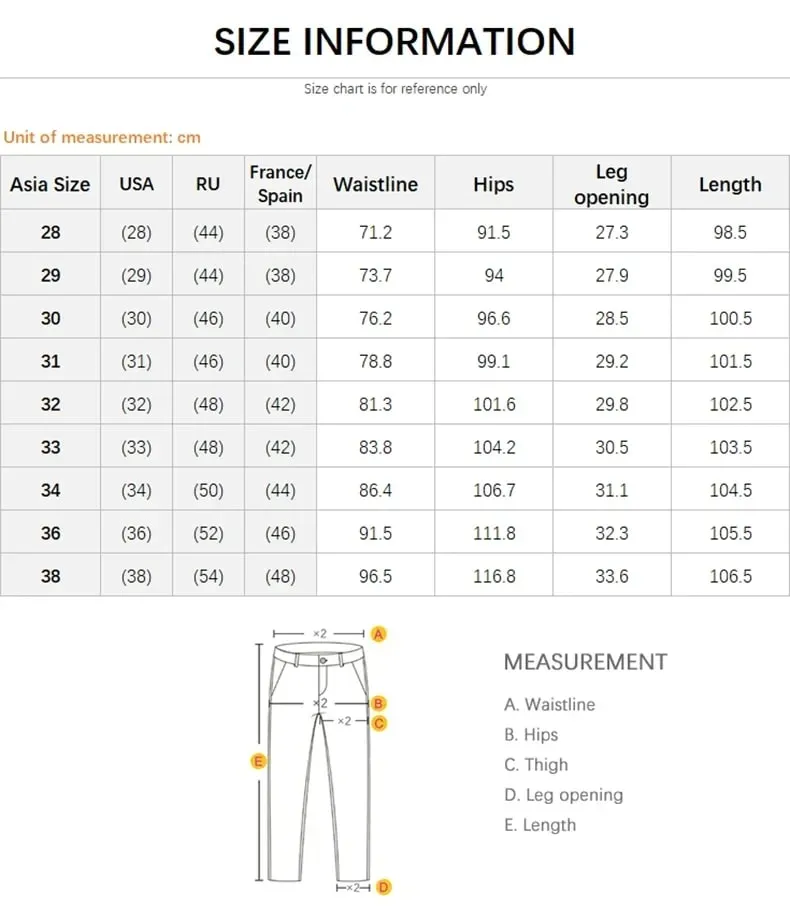 2026 Spring New Men Slim Jeans 98% Cotton White Stretch Straight Casual Fashion Pencil Pants High Quality Trousers Male Clothes — image 7