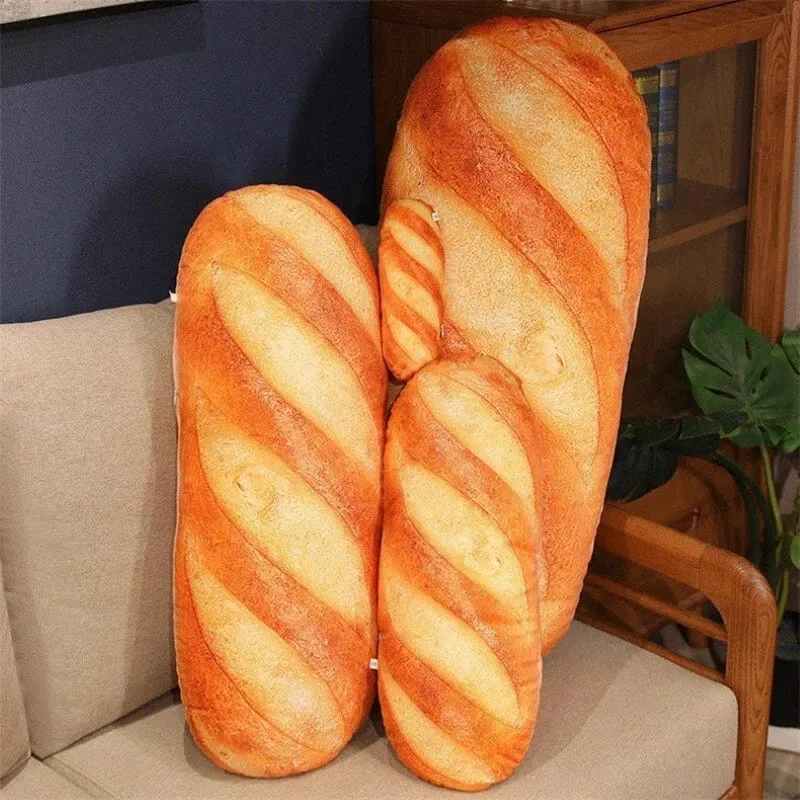 3D Simulation Bread Plush Pillow Soft Butter Toast Bread Food Pillow Lumbar Back Cushion Stuffed Toy for Home Decor — image 6