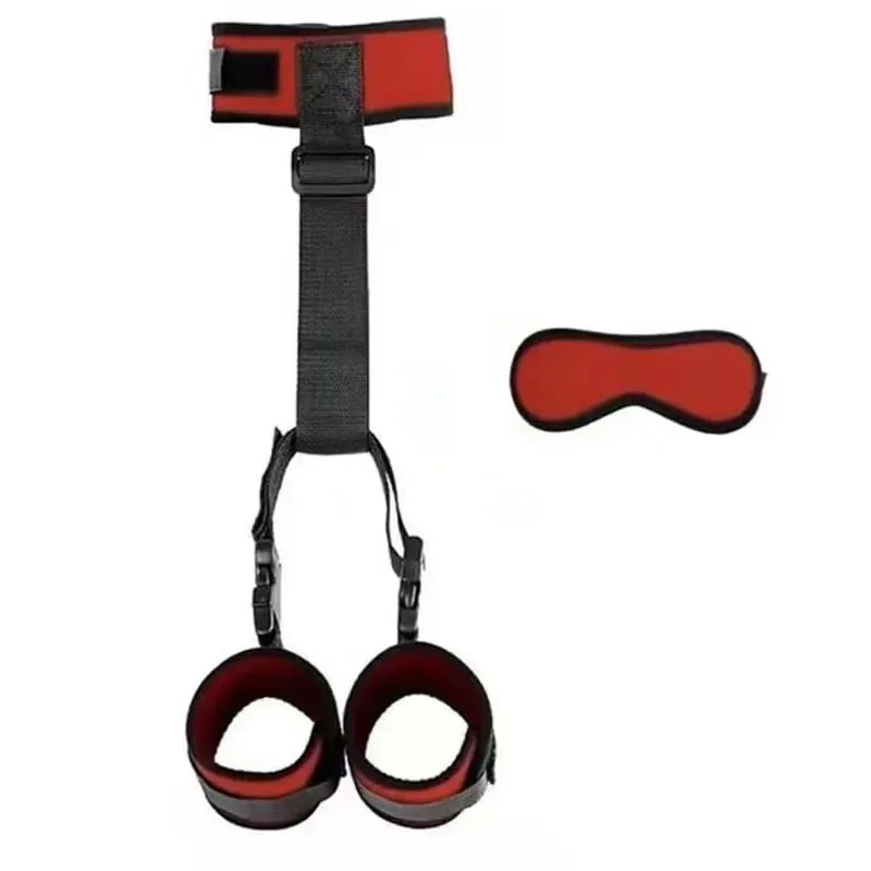 No Vibrator Bdsm Bondage Set Restraint Adult Game Handcuff Neck Collar Wrist Mouth Gag Strap Fetish Sex Toys For Woman Couples — image 2