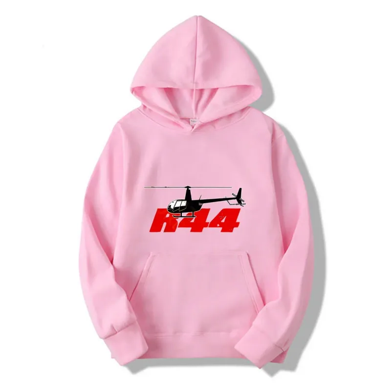 R44 Helicopter Pilot Aviation hoodies Snapback autumn long sleeves Knitted Bucket hoodies