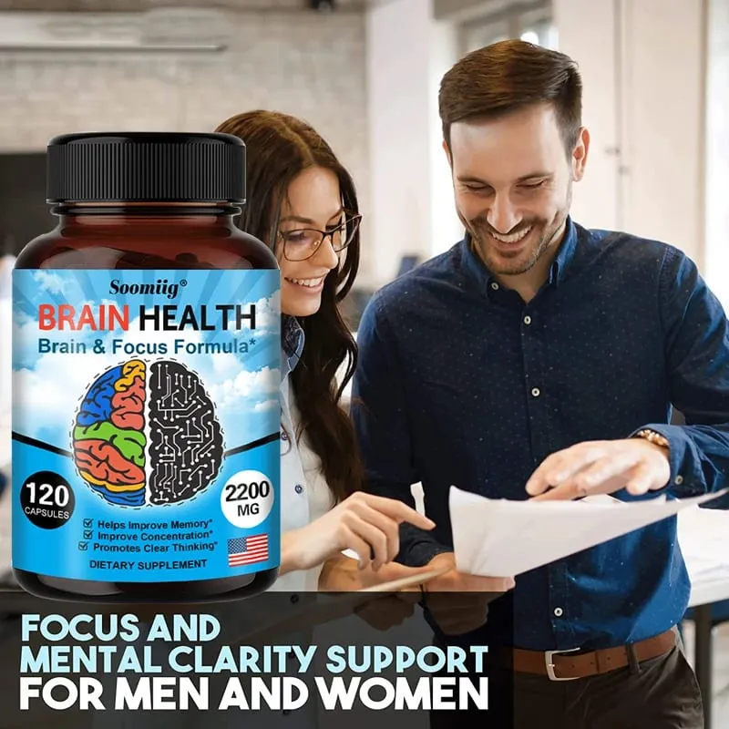 Ginkgo Biloba Capsules 1200 mg podporuje paměťové funkce mozku a duševní bdělost Doplněk pro zdraví mozku 30/60/120 kapslí