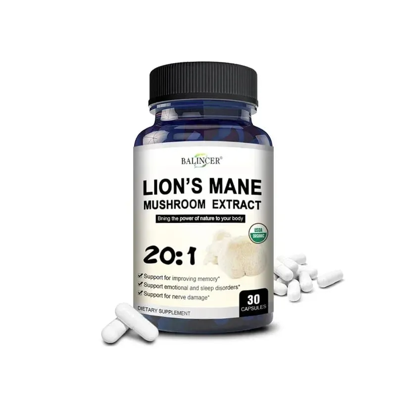 Organic Lion's Mane Capsules - Brain Mushroom Supplement for Focus and Immune Support Brain Health Memory and Energy — image 9