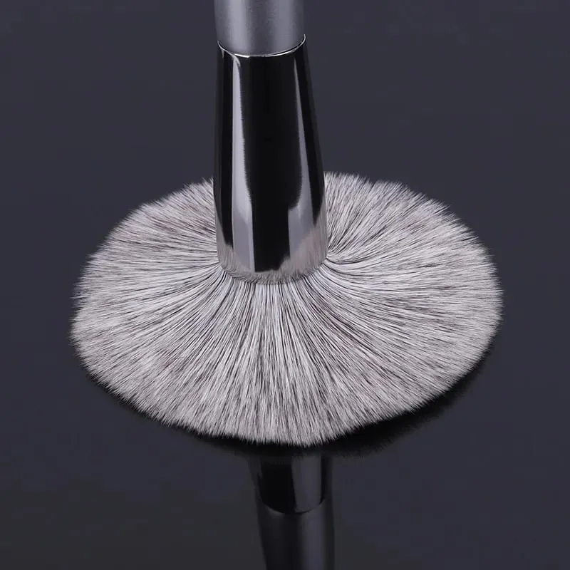 12PCS Makeup Brushes Kit Professional Natural Goat Hair Foundation Powder Contour Eyebrow Eyeshadow Lip Make Up Tools — image 4